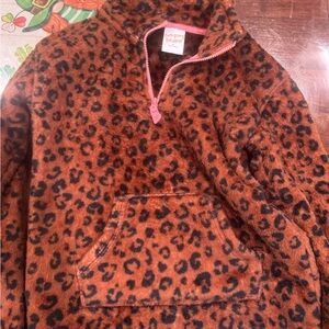 Jumping Beans Brown Leopard Print Hoodie
